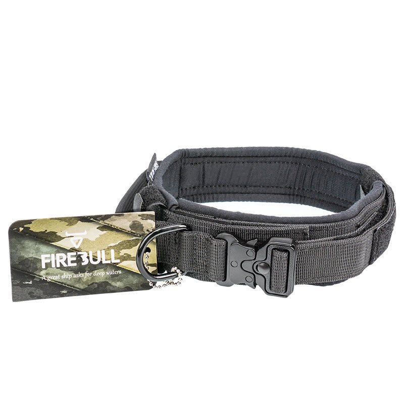 Pet tactical collar leash - My Store Grey / A / L Pet suplies