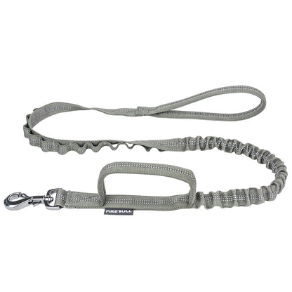 Pet tactical collar leash - My Store Grey / A / L Pet suplies