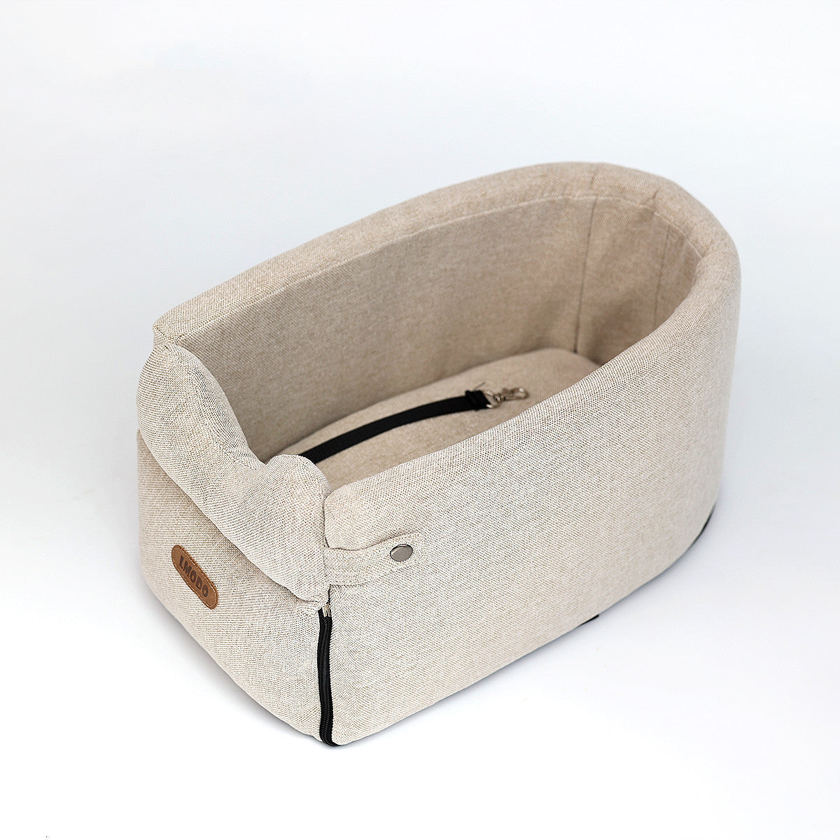 Pet Car Armrest Nest - My Store Beige / L-46cm W-26cm H-23cm / Cotton Wool Pet suplies