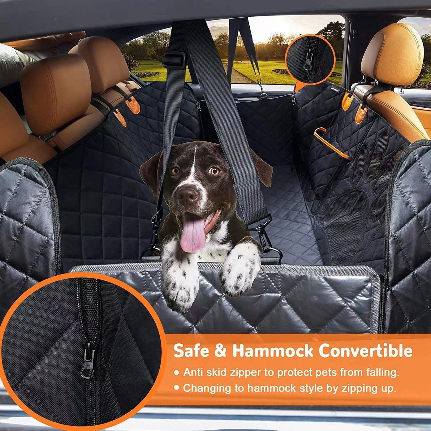 Dog Car Seat Cover(claw) - My Store All Black Pet suplies