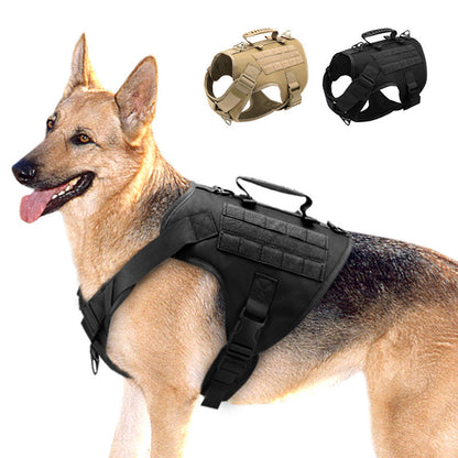 Tactics K9 Chest Harness Vest Type Dog Collar - My Store Black / L Pet suplies